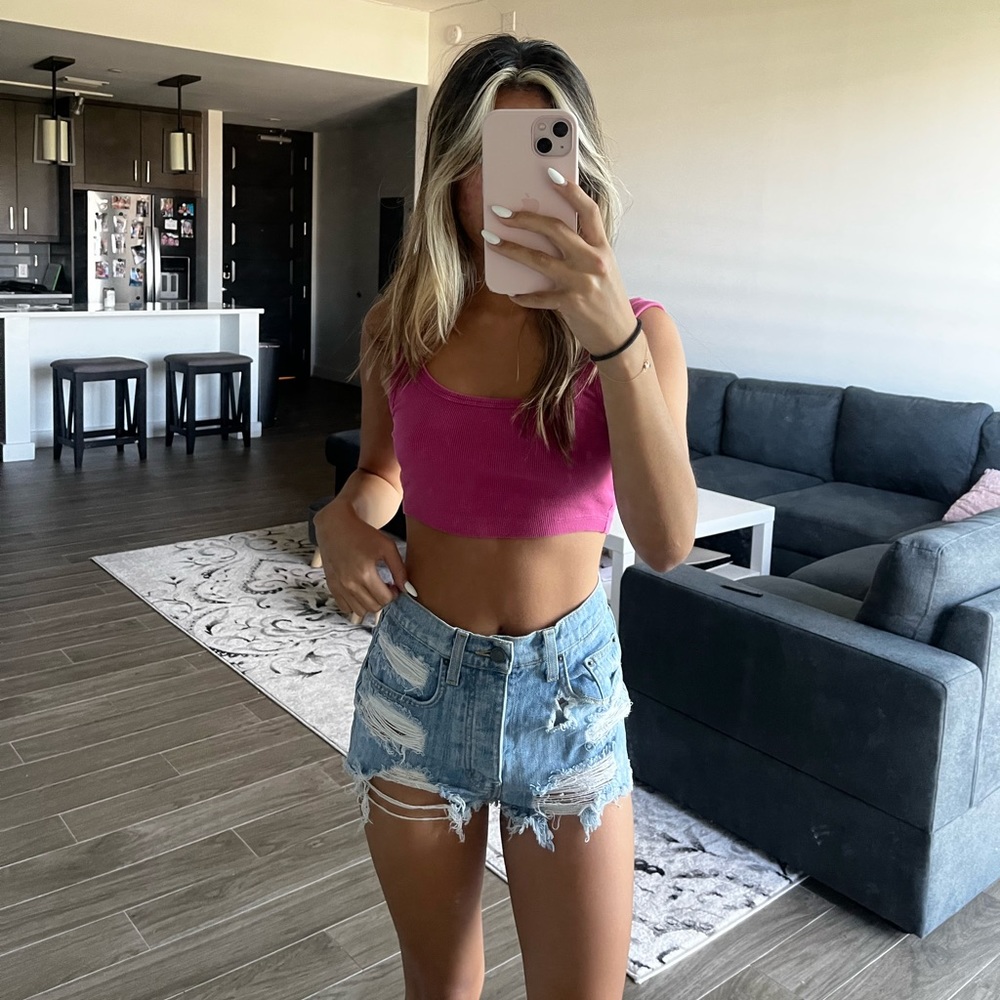 carmar denim shorts